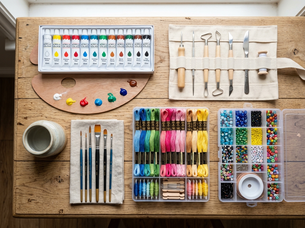 Deluxe DIY Pottery & Painting Craft Kit